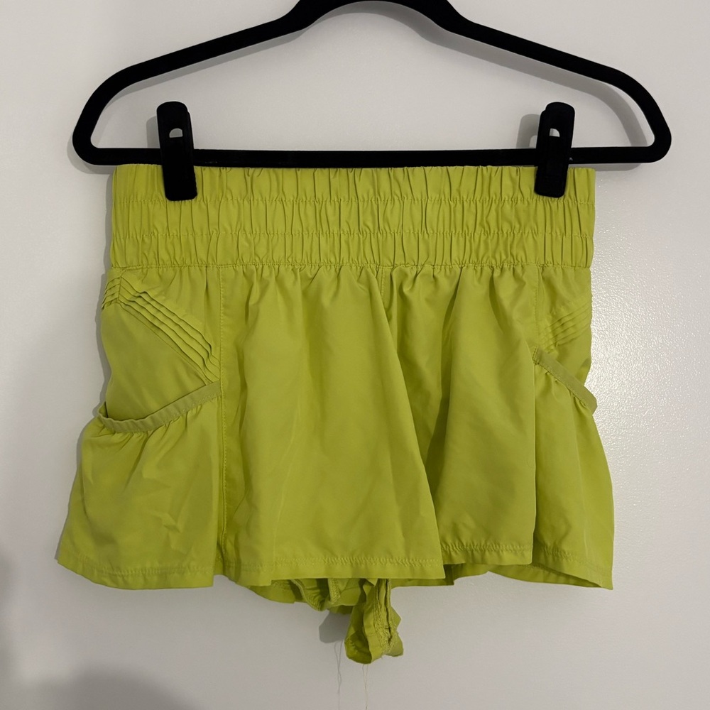 FP Movement Lime Green Athletic Shorts